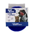 Eat Slow Live Longer Lick Mat Wobble Bowl Blue