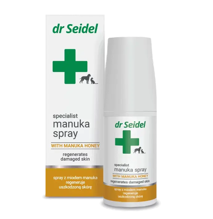 Manuka Spray regenerates damaged skin