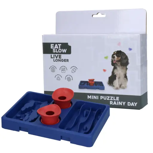 [BQ100366] Eat Slow Live Longer Mini Puzzle Rainy Day