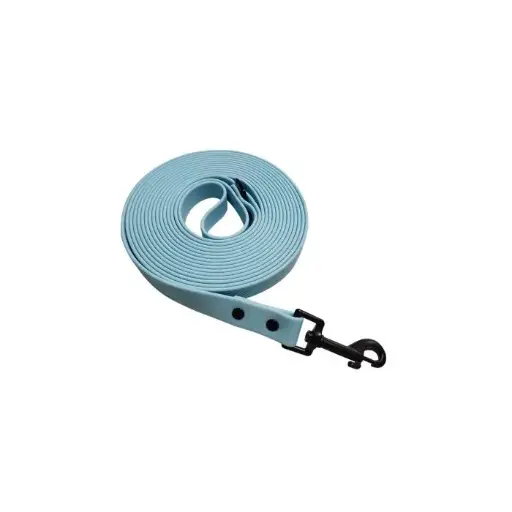 Topmast PVC Trackinglijn Trainingslijn 15 mm - 10 Meter lengte - Waterproof - Lichtblauw