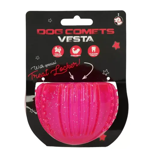 [BQ100613] Dog Comets Vesta with Treat Locker Roze