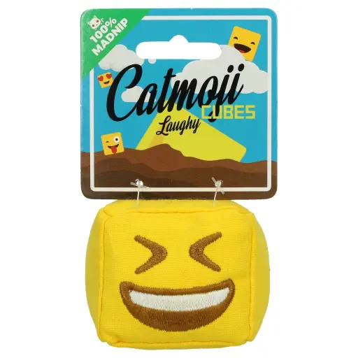 [BQ100625] Emoji Cat Cube Laughy (met MadNip)