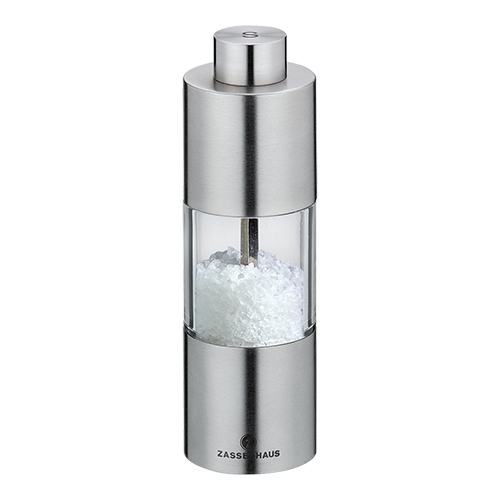 [BQ100904] Zoutmolen H.13 cm rvs/acryl