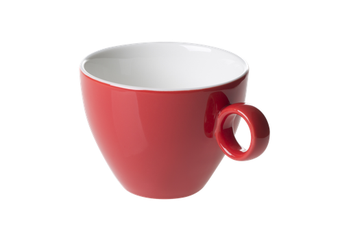 [BQ100917] Cappuccinokop Bart Colour Cafe 941 23 cl rood (6 stuks)